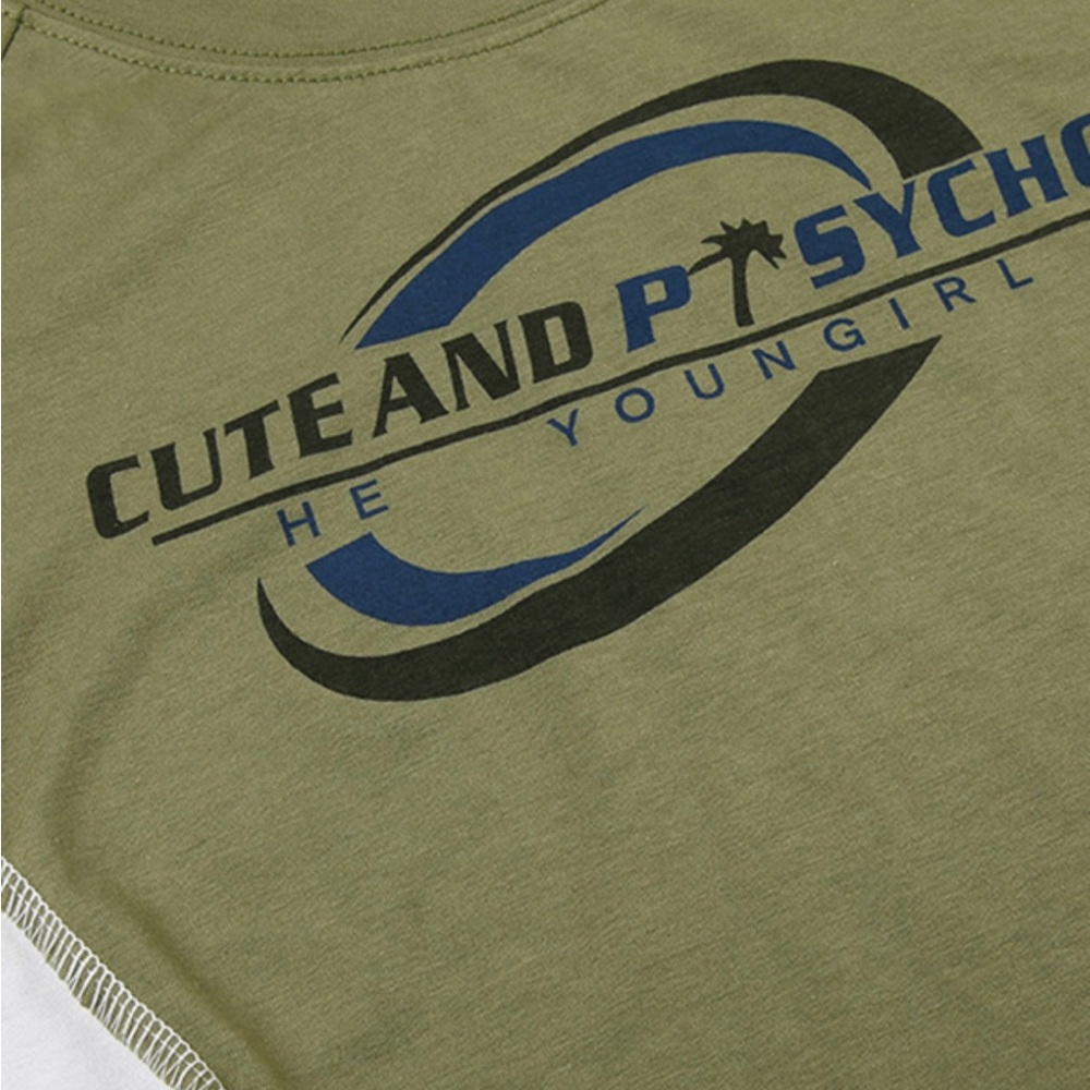 Contrasting Raglan Short Sleeve Tee - Picture 4 of 4